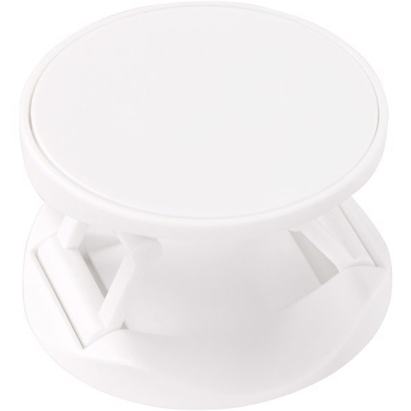 Brace phone stand with grip - White