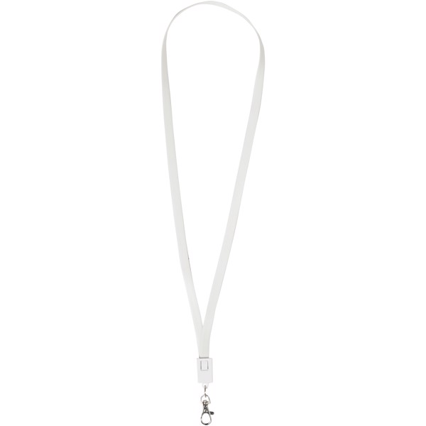 Longy 2-in-1 Ladekabel im Clip - weiss