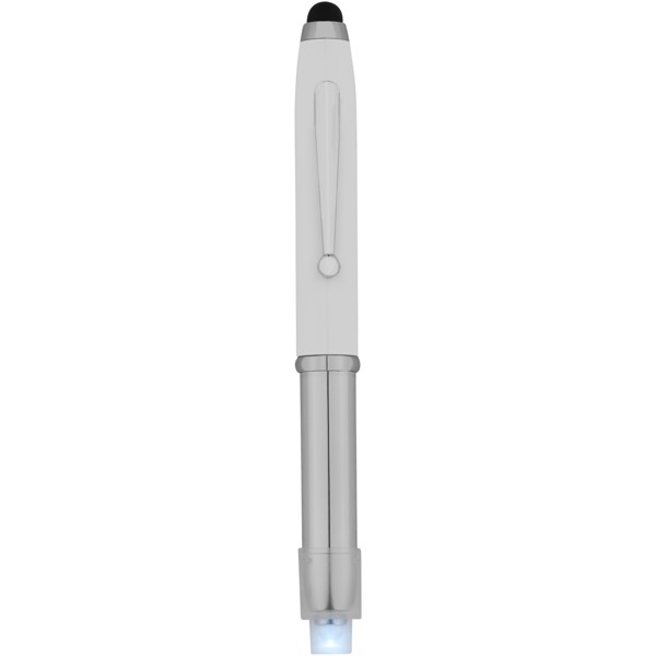 Xenon stylus ballpoint pen with LED light