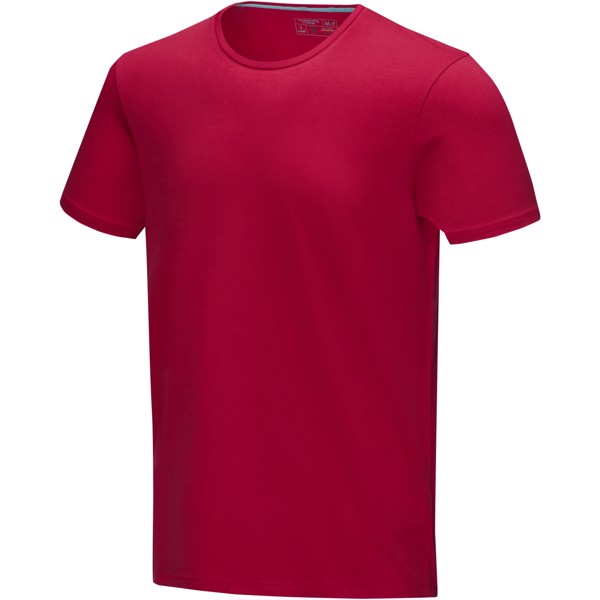 Balfour pánské organic tričko s krátkým rukávem - Červená s efektem námrazy / 3XL