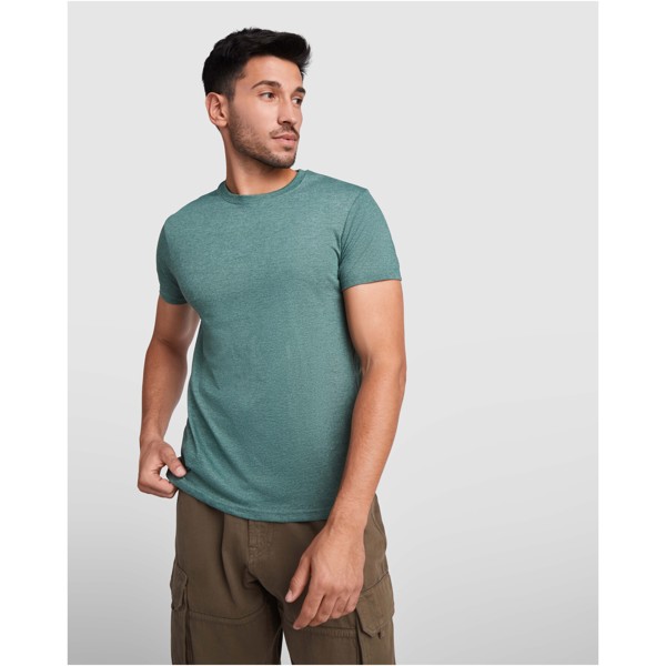 Fox short sleeve men's t-shirt - Heather Bottle Green / S