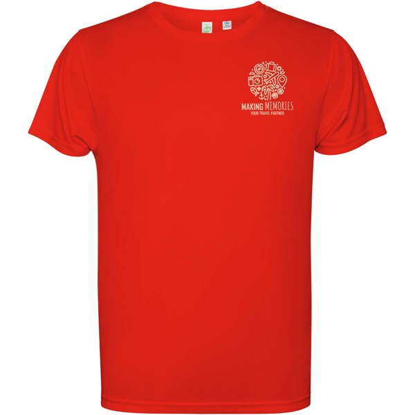 Estoril short sleeve men's t-shirt - Red / S