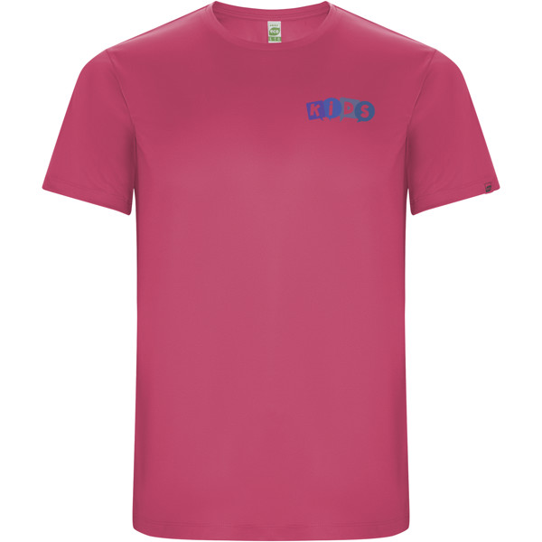 Imola short sleeve kids sports t-shirt - Pink Fluor / 8