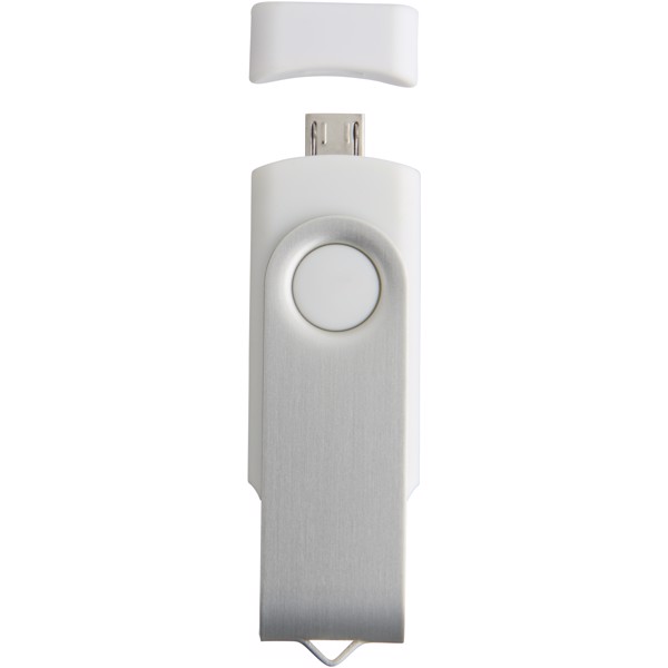 OTG Rotate USB - White / 1GB