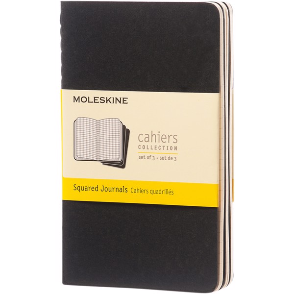Cahier Journal PK - squared - Solid black