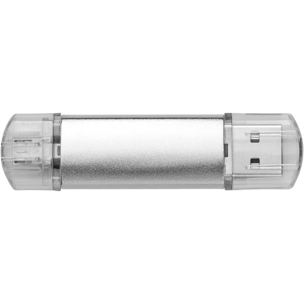 OTG USB Aluminium - Silver / 1GB
