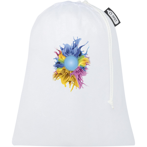 Set of 3 recycled polyester grocery bags