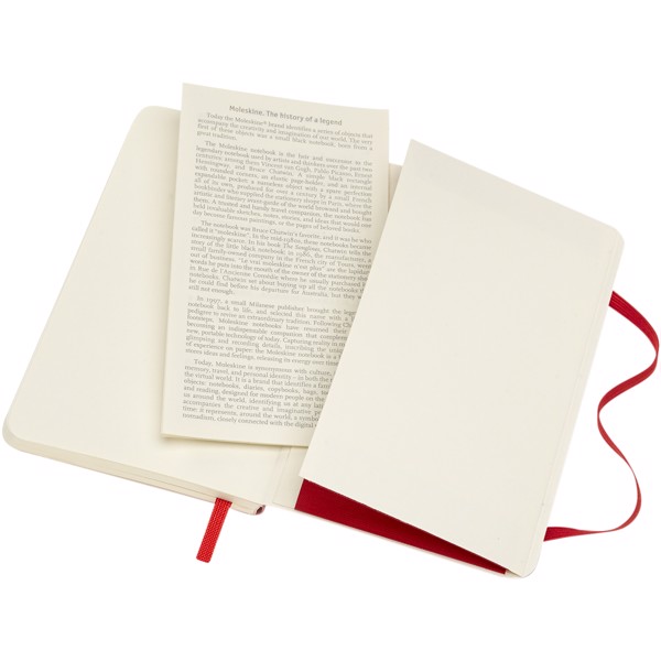 Classic PK soft cover notebook - plain - Scarlet red