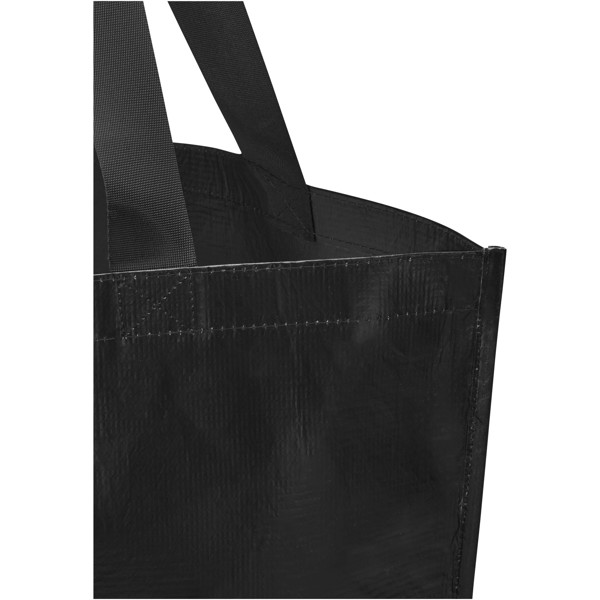 Duo GRS recycled double-laminated oversized tote bag 30L - Black