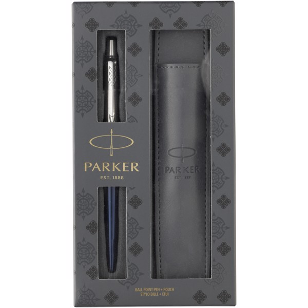 Jotter royal blue gift set with pen and pouch