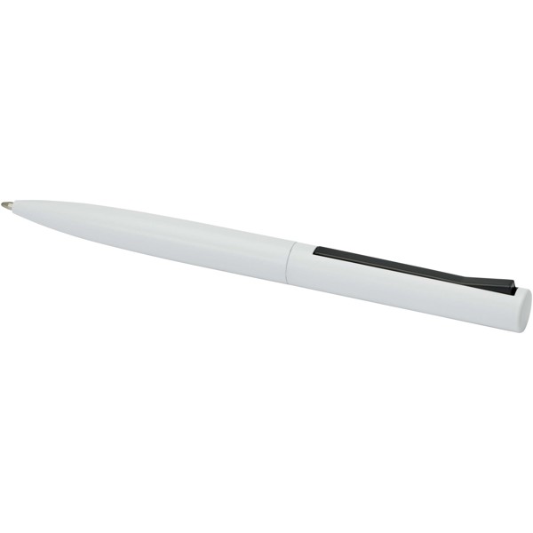 Juana recycled aluminium ballpoint pen (black ink) - White