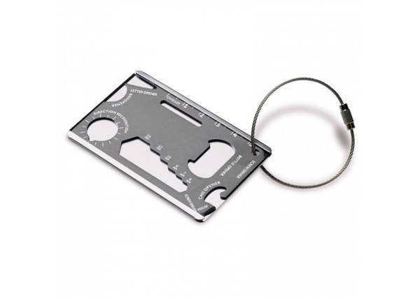 Survival Multi-Tool Karte - Silber