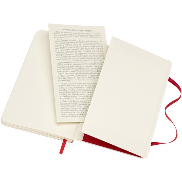 Classic PK soft cover notebook - squared - Scarlet red