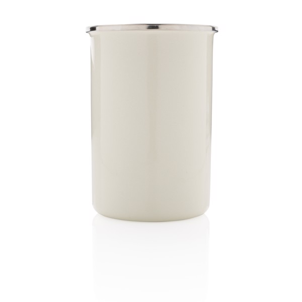 Vintage enamel mug XL