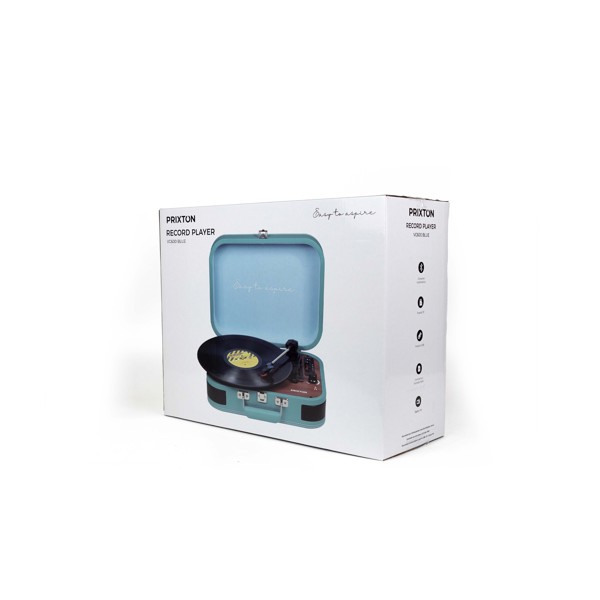Prixton VC600 turntable - Reef Blue