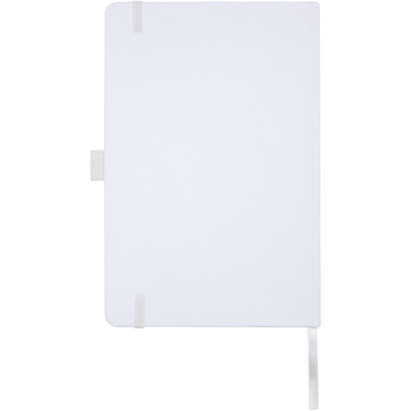 Honua A5 recycled paper notebook with recycled PET cover - White