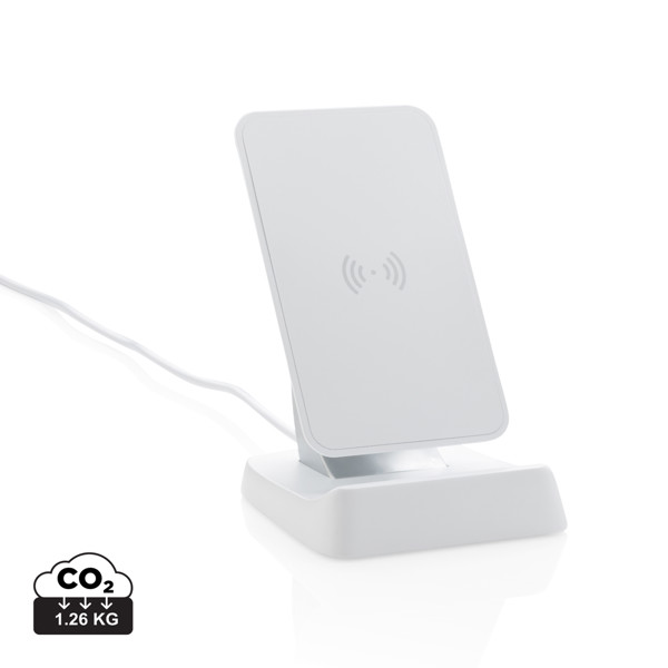 10W Wireless fast charging stand - White