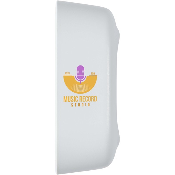 Stark 2.0 3W mini RCS recycled plastic Bluetooth® speaker - White