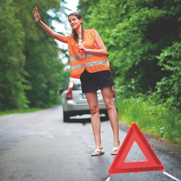 Knitted material waistcoat Visible - Yellow