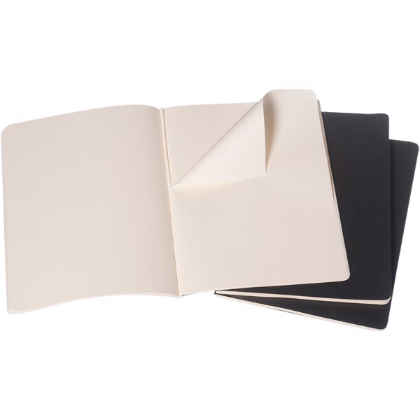 Cahier Journal XL - plain - Solid black