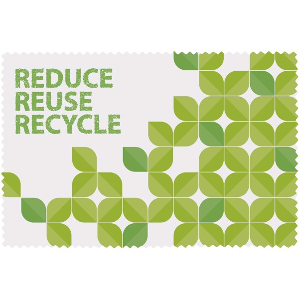 Paño de limpieza pequeño de PET reciclado "Caro"
