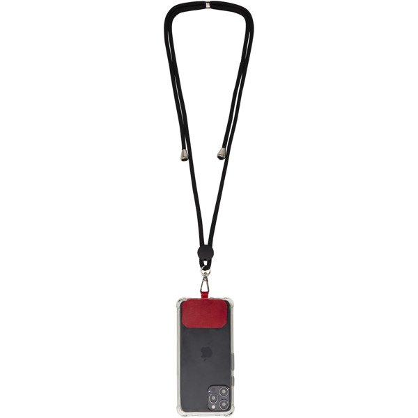Kubi phone lanyard - Red