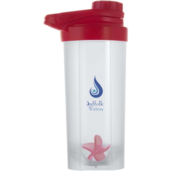 Forza 700 ml sport bottle with shaker ball - Red