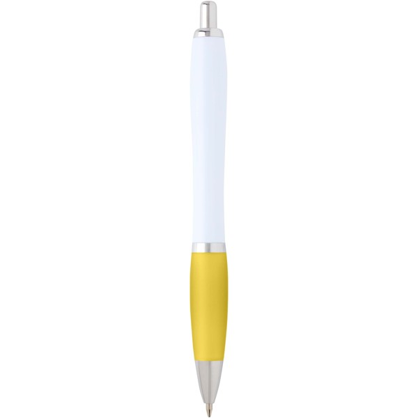 Nash recycled plastic ballpoint pen (black ink) - Yellow