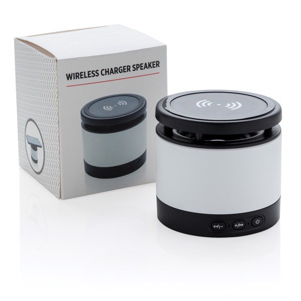 Wireless charger speaker