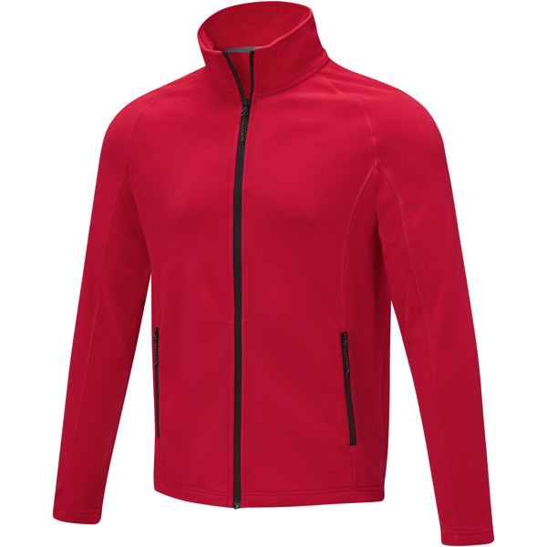 Zelus men's fleece jacket - Red / S