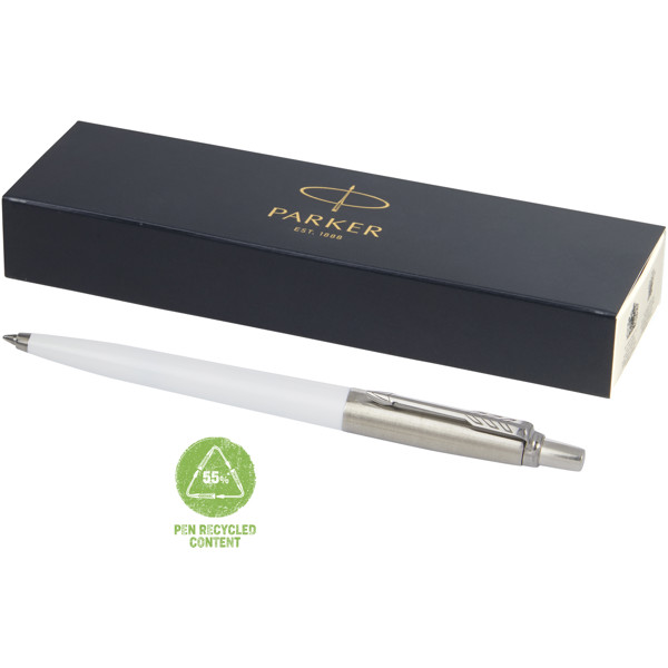 Parker Jotter Recycled ballpoint pen (blue ink) - White
