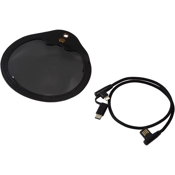 Ecliptic 3-in-1 charging cable - Solid black