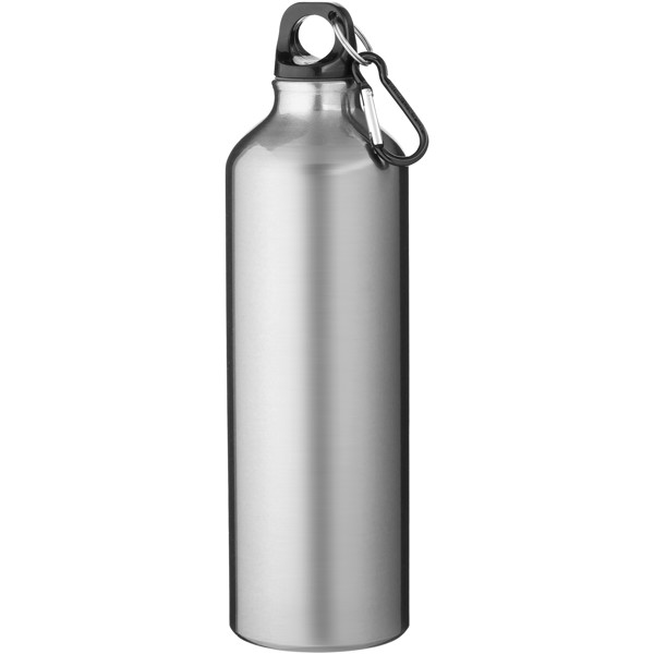 Oregon 770 ml RCS certified recycled aluminium water bottle with carabiner - Silver