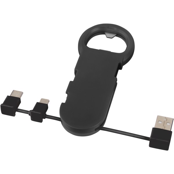 Abrebotellas con cable de carga 3 en 1 "Phial"