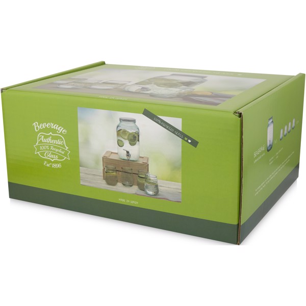 Jardim 5-piece recycled glass set