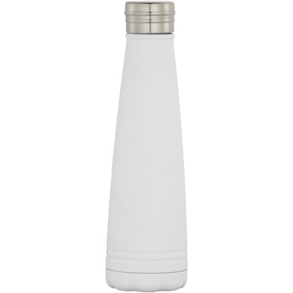 Duke 500 ml copper vacuum insulated water bottle - White