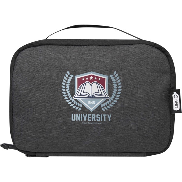 Ross GRS RPET tech pouch 1L - Heather Charcoal