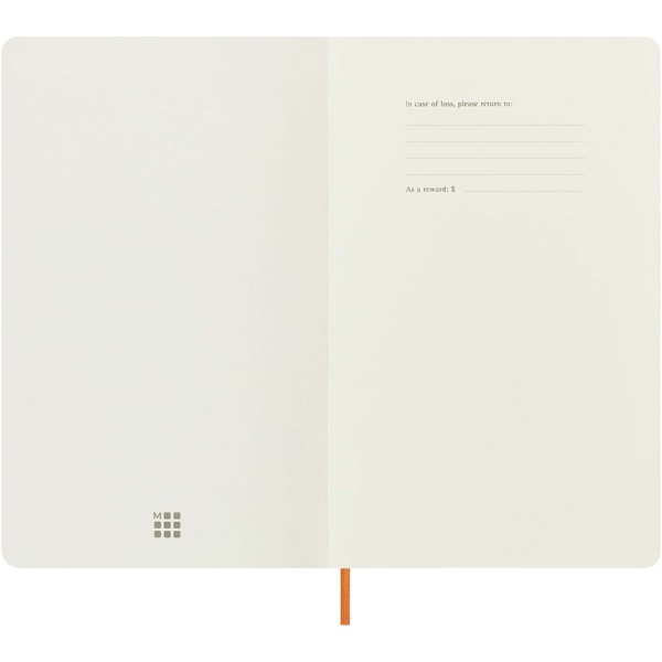 Moleskine 100% VEGEA® Capri L soft cover notebook - ruled - Orange