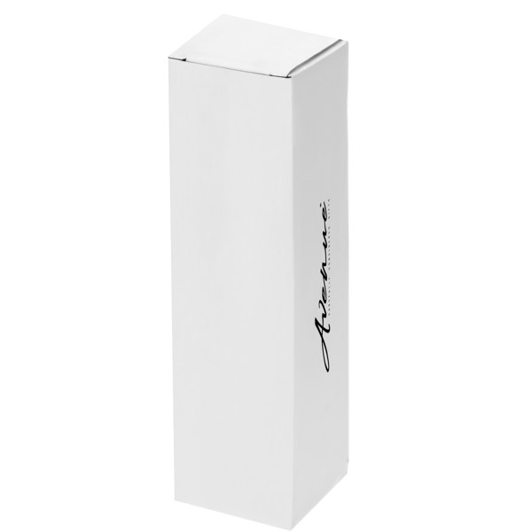 Hover 590 ml Glasflasche - schwarz / transparent