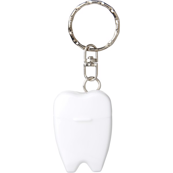 Demi dental floss keychain