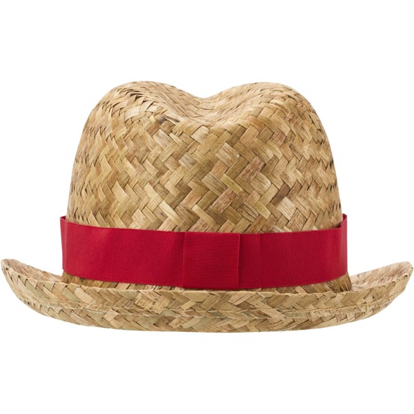 Pricus straw hat - Red / Natural