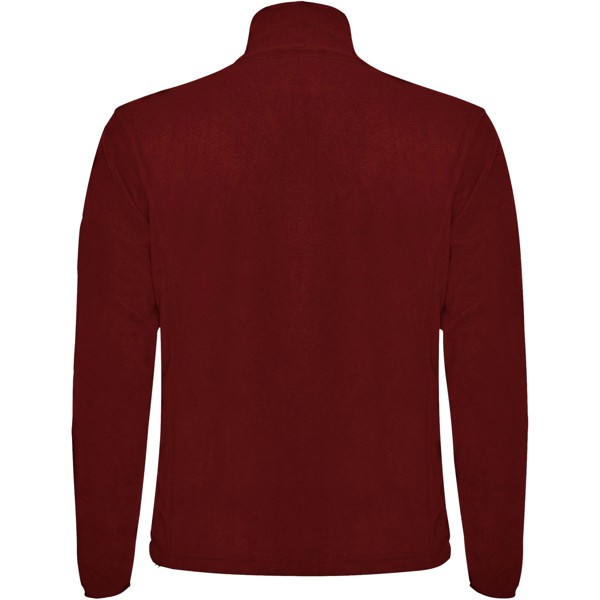 Luciane men's full zip fleece jacket - Garnet / S