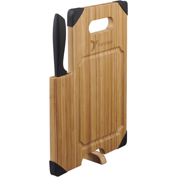 Avery Bambus-Schneidebrett mit Messer