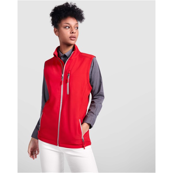 Nevada unisex softshell bodywarmer - Red / S