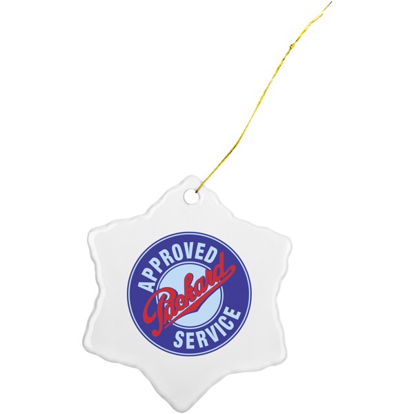 Ceramic christmas ornament