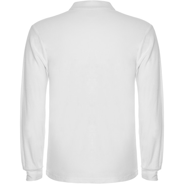 Estrella long sleeve men's polo - White / S