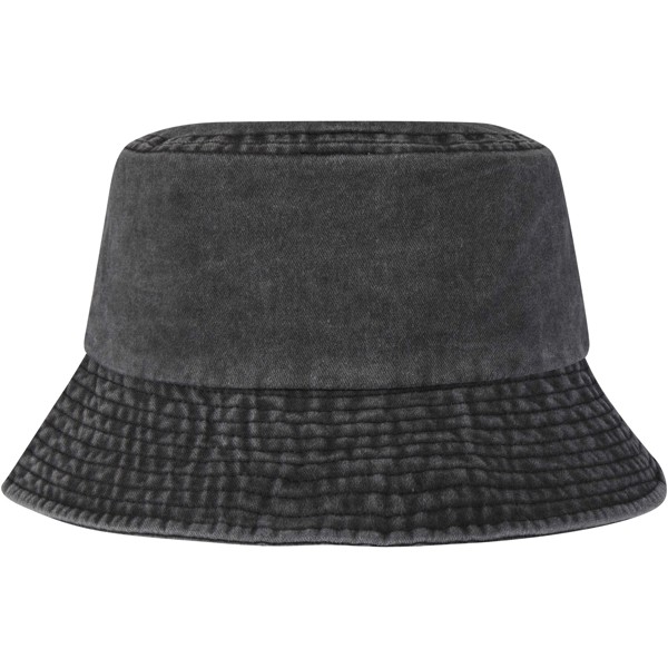 Mitica washed sun hat - Black