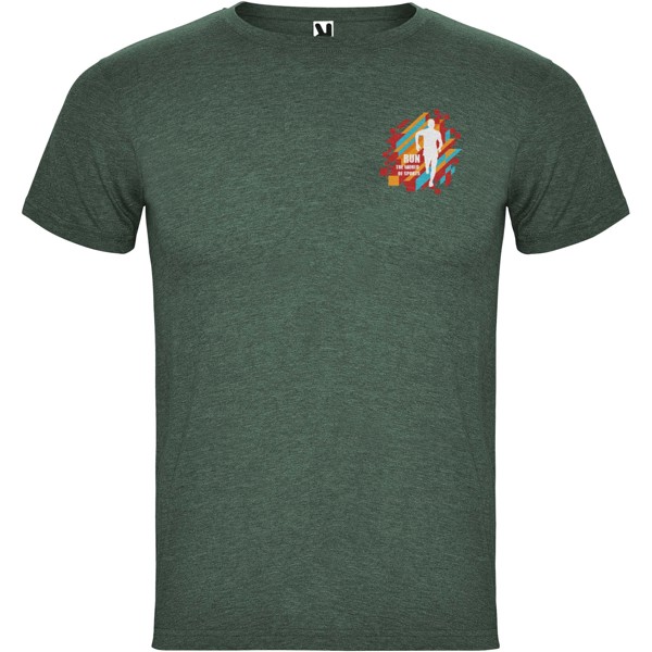 Fox short sleeve men's t-shirt - Heather Bottle Green / S