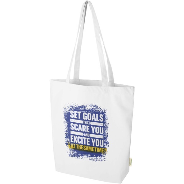 Odisha 270 g/m² OCS organic tote bag 10L - White