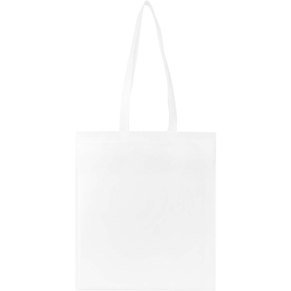 EcoSeal GRS recycled nonwoven convention tote bag 6L - White